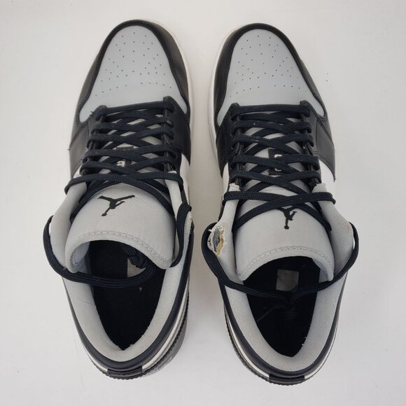 Jordan 1 Low Black/Gray/White - 553558-039 Men's Size 13 - Picture 10 of 11